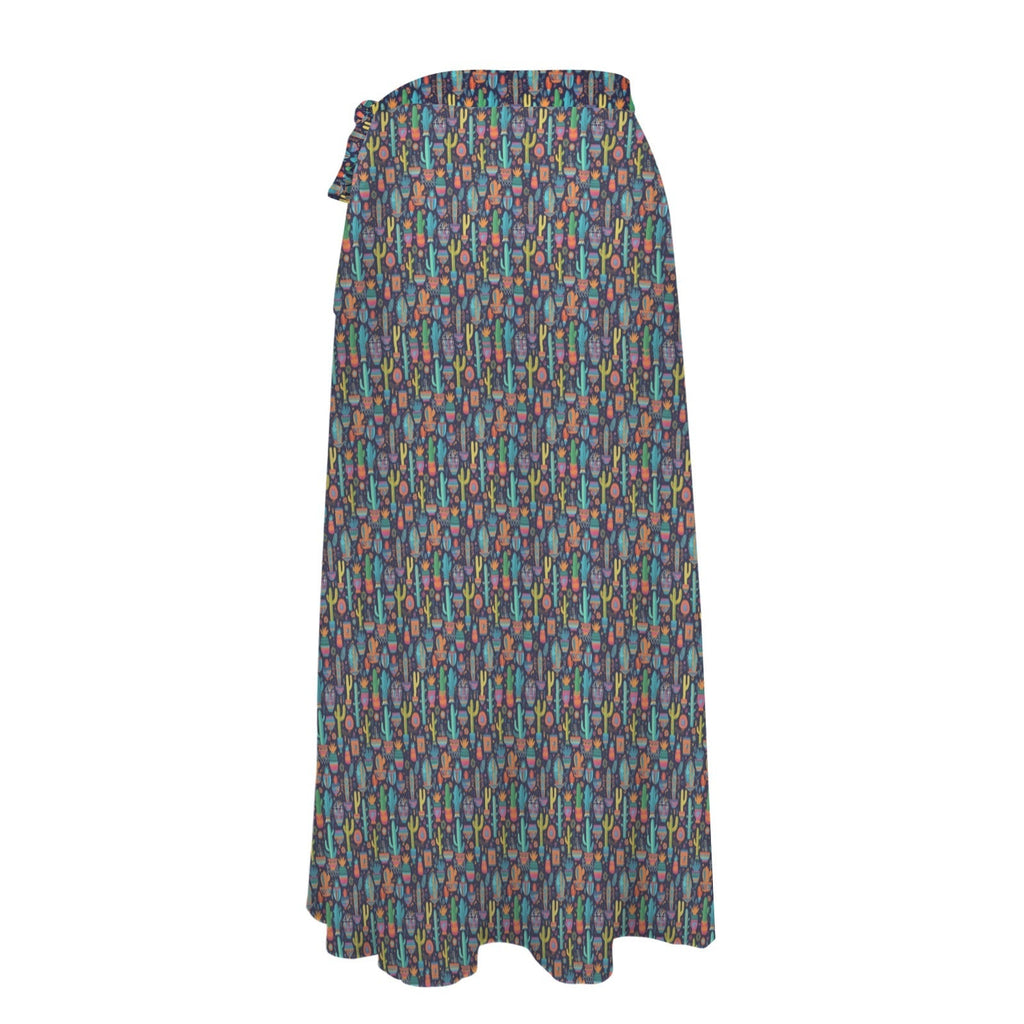 Baha Ranch Cactus Crazy Beach Coverup Skirt Baha Ranch Western Wear