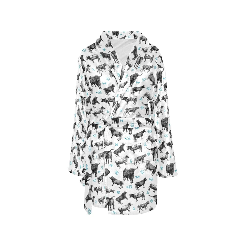 Cattle and Brands Women's Western Bath Robe Baha Ranch Western Wear