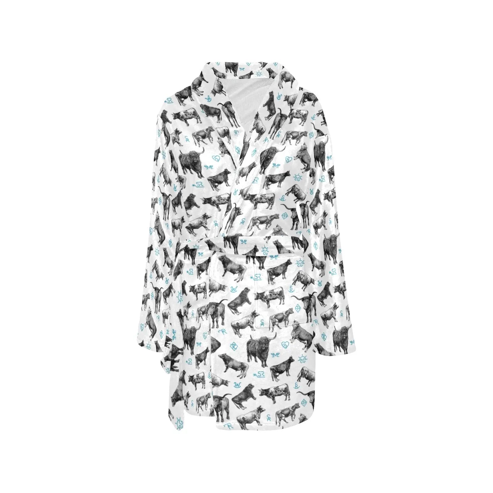 Cattle and Brands Women's Western Bath Robe Baha Ranch Western Wear