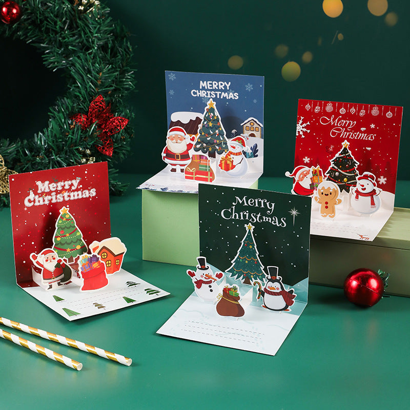 Three-dimensional Blessing Greeting Card
