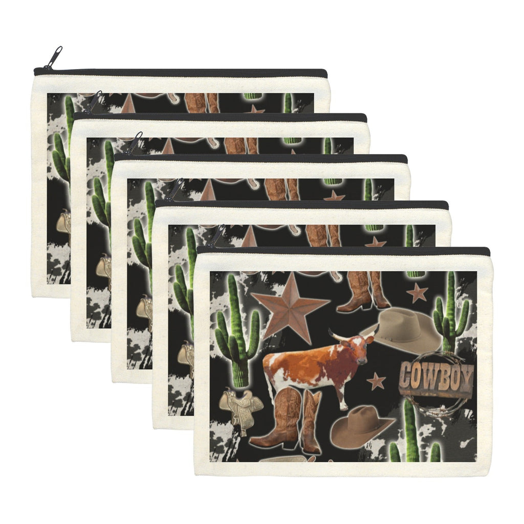 Baha Ranch Western Cosmetic Bag Pack of 5 Made in America Baha Ranch Western Wear