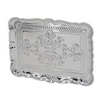 6 Pack Plastic Charger Plate, 11.8' x 9.1'