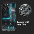 Internet Celebrity Circuit Board Phone Case Creative Comes With Lens Protector