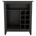 6-Bottle 1-Drawer 1-Shelf Bar Cabinet Wenge