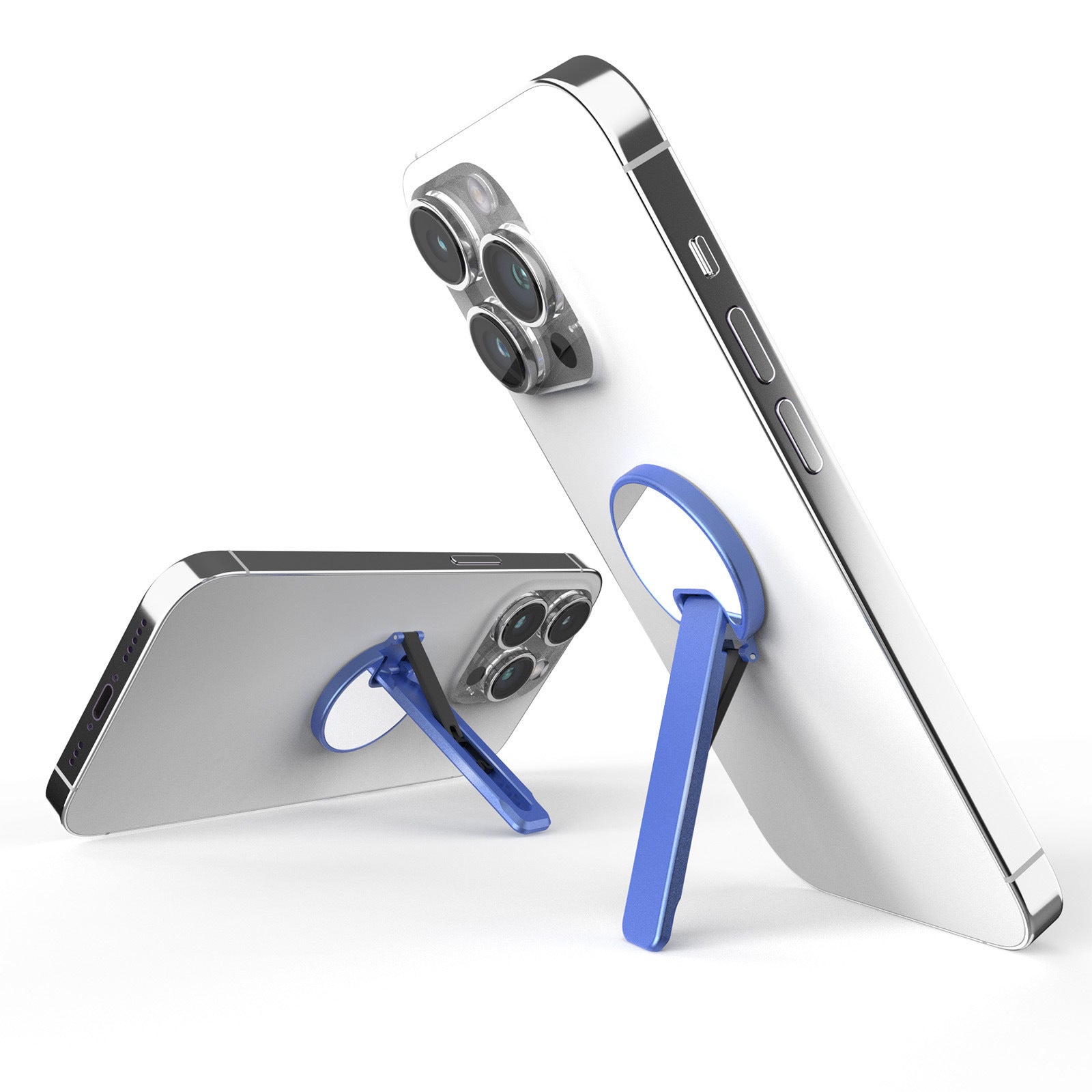 Aluminum Alloy Mobile Phone Bracket Horizontal And Vertical Available Rotating Decompression Back Paste Lollipop Small Mirror