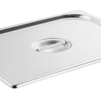 8 Pack Hotel Pans, 1/2 Size Anti-Jam Steam Pan with Lid, 0.8mm Thick Stainless Steel Steam Table Pan, 4-Inch Deep Commercial Table Pan, Catering Storage Food Pan, for Industrial & Scientific