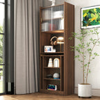 Folding Desk with Storage, Space-Saving Foldable Computer Desk for Small Spaces, Writing Study Table for Home Office, Bedroom, Dorm, Apartment