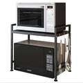 Multilayer Retractable Adjustable Microwave Shelving Kitchen Storage Rack