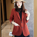 Women's Plus Size Small Blue Suit Jacket