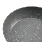 3 Piece Frying Pan Aluminum Skillet Set 9.5 11 12 in Nonstick Pre-Seasoned Grey