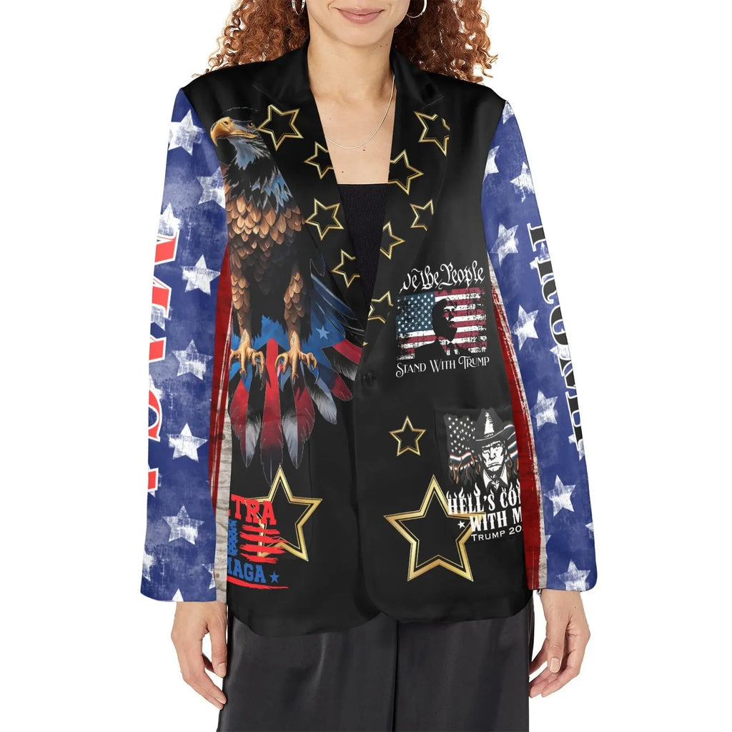 Baha Ranch Ultra Maga Trump Womens Blazer Baha Ranch Western Wear