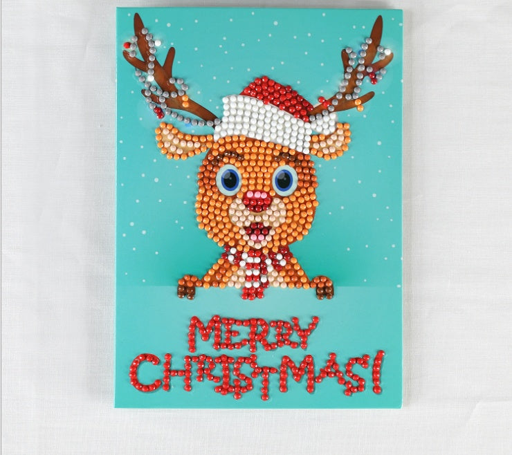 Creative Christmas Card Christmas Card Diamond Painting Greeting Card