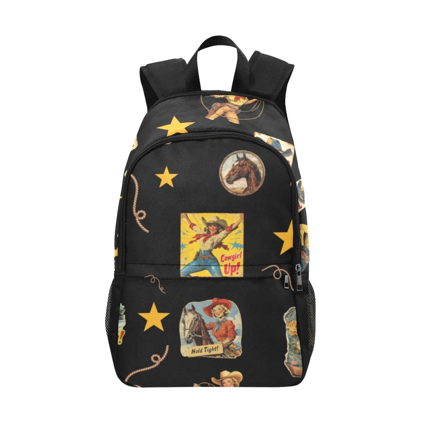 Vintage Cowgirl Collage Backpack Baha Ranch Western Wear
