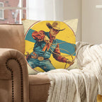Baha Ranch Rodeo Cowboy Velvety Soft Pillow Case Made in America Baha Ranch Western Wear