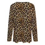 Baha Ranch Retro Pop Western Leopard Cowgirl Long Sleeve Top Baha Ranch Western Wear