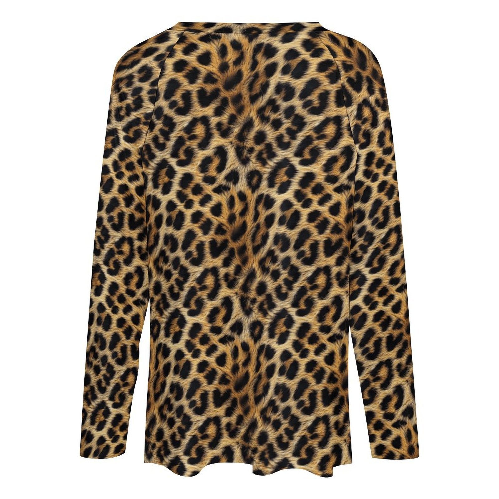 Baha Ranch Retro Pop Western Leopard Cowgirl Long Sleeve Top Baha Ranch Western Wear