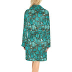 All Turquoise Women's Bath Robe Baha Ranch Western Wear