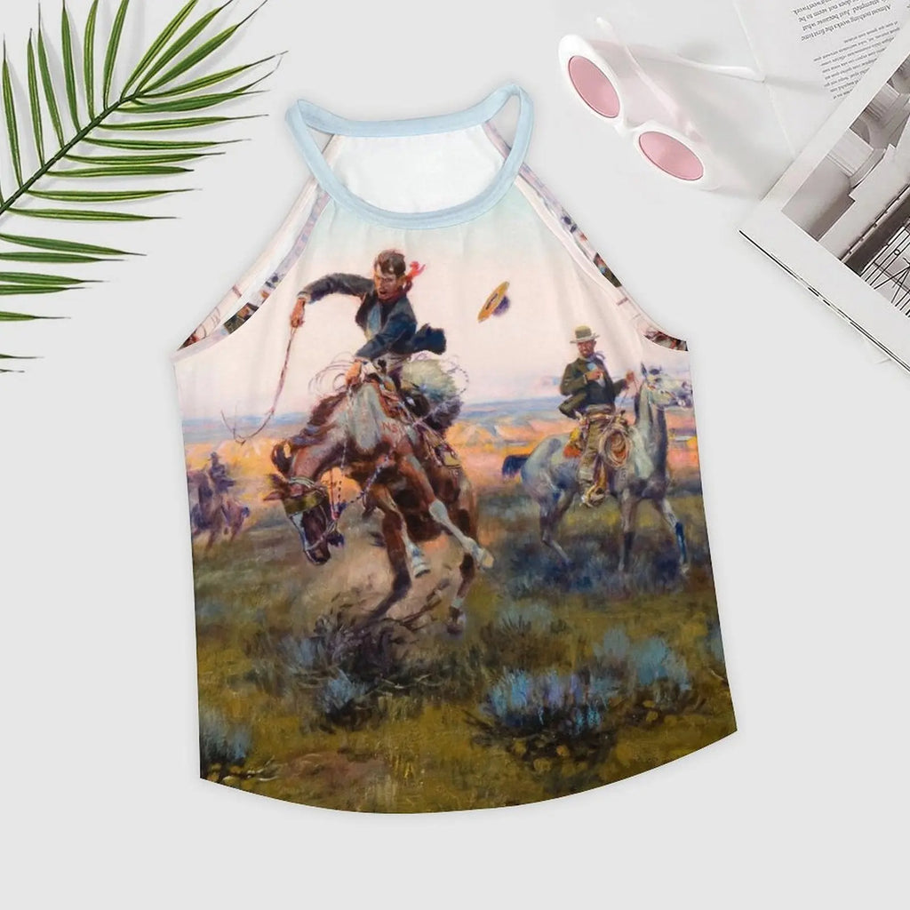 Baha Ranch Vintage Western Cowboy Women's Tank Top Baha Ranch Western Wear