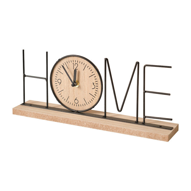 Creative TV Cabinet Decorative Ornaments Table Clock Furnishings