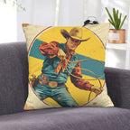 Baha Ranch Rodeo Cowboy Velvety Soft Pillow Case Made in America Baha Ranch Western Wear