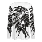 Baha Ranch Western Print Long Sleeve top Baha Ranch Western Wear