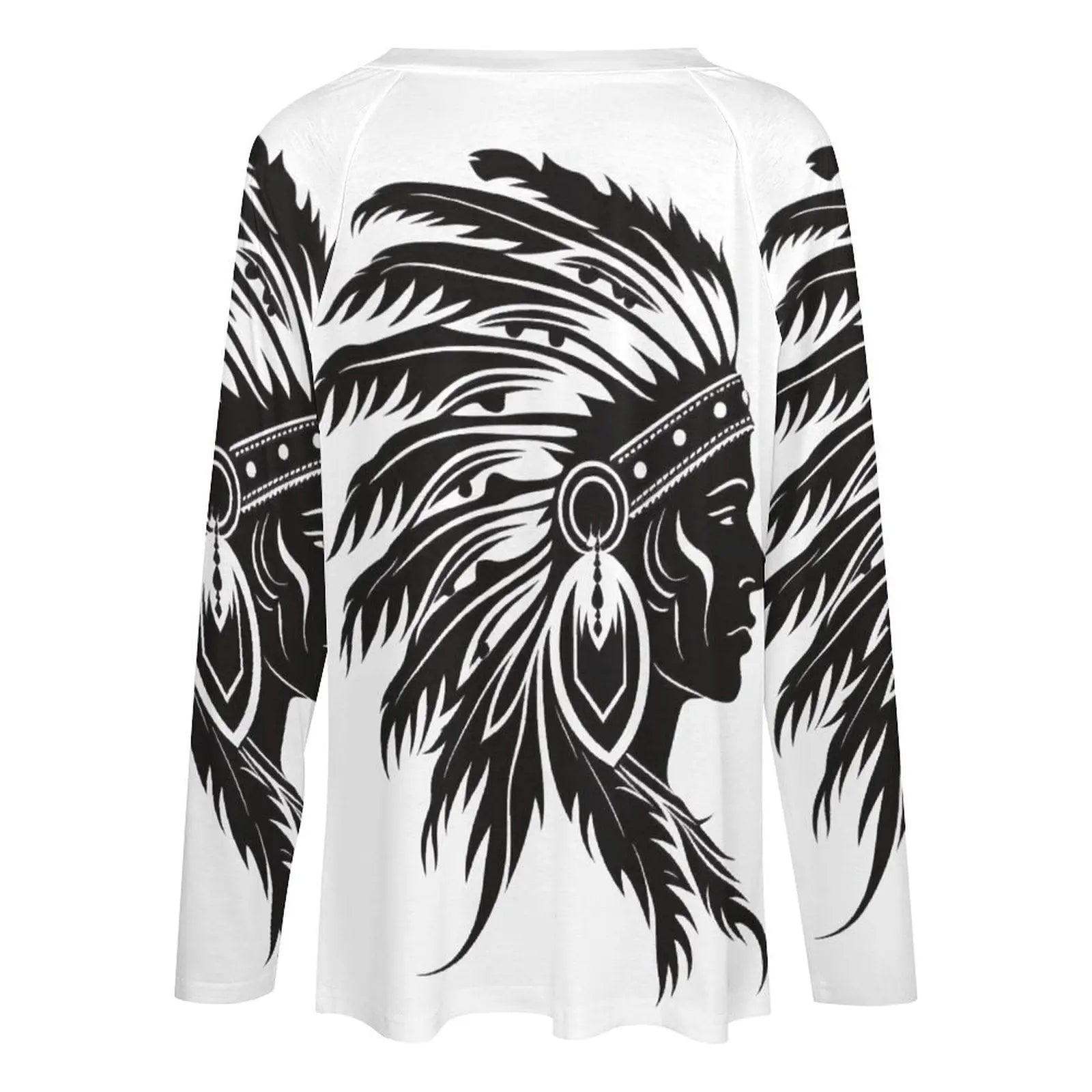 Baha Ranch Western Print Long Sleeve top Baha Ranch Western Wear