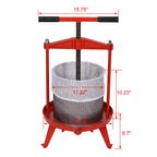 Fruit Wine Press and Crusher,100% Nature Apple&Grape&Berries Crusher Manual Juice Maker for Kitchen
