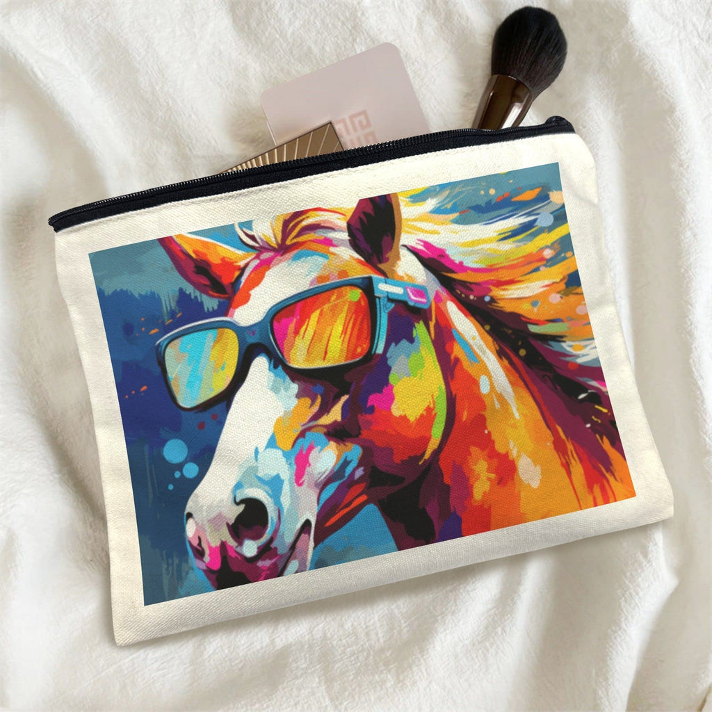 Baha Ranch Cool Horse Cosmetic Bag Pack of 5 Made in America Baha Ranch Western Wear