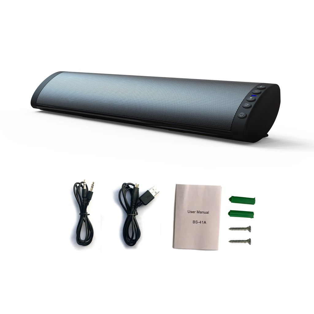 Wall-mounted wireless speaker