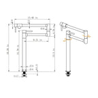 Pot Filler Faucet with Extension Shank