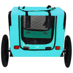 Pet Bike Trailer Dog Cart for Bicycle, Suitable for Small and Medium Pets, Easy Folding Cart Frame, Quick Release Wheel, Non-Slip Floor, Internal Leash