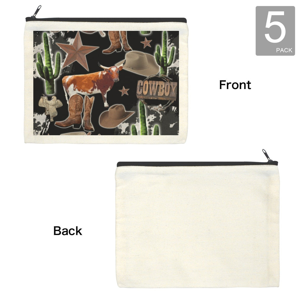 Baha Ranch Western Cosmetic Bag Pack of 5 Made in America Baha Ranch Western Wear