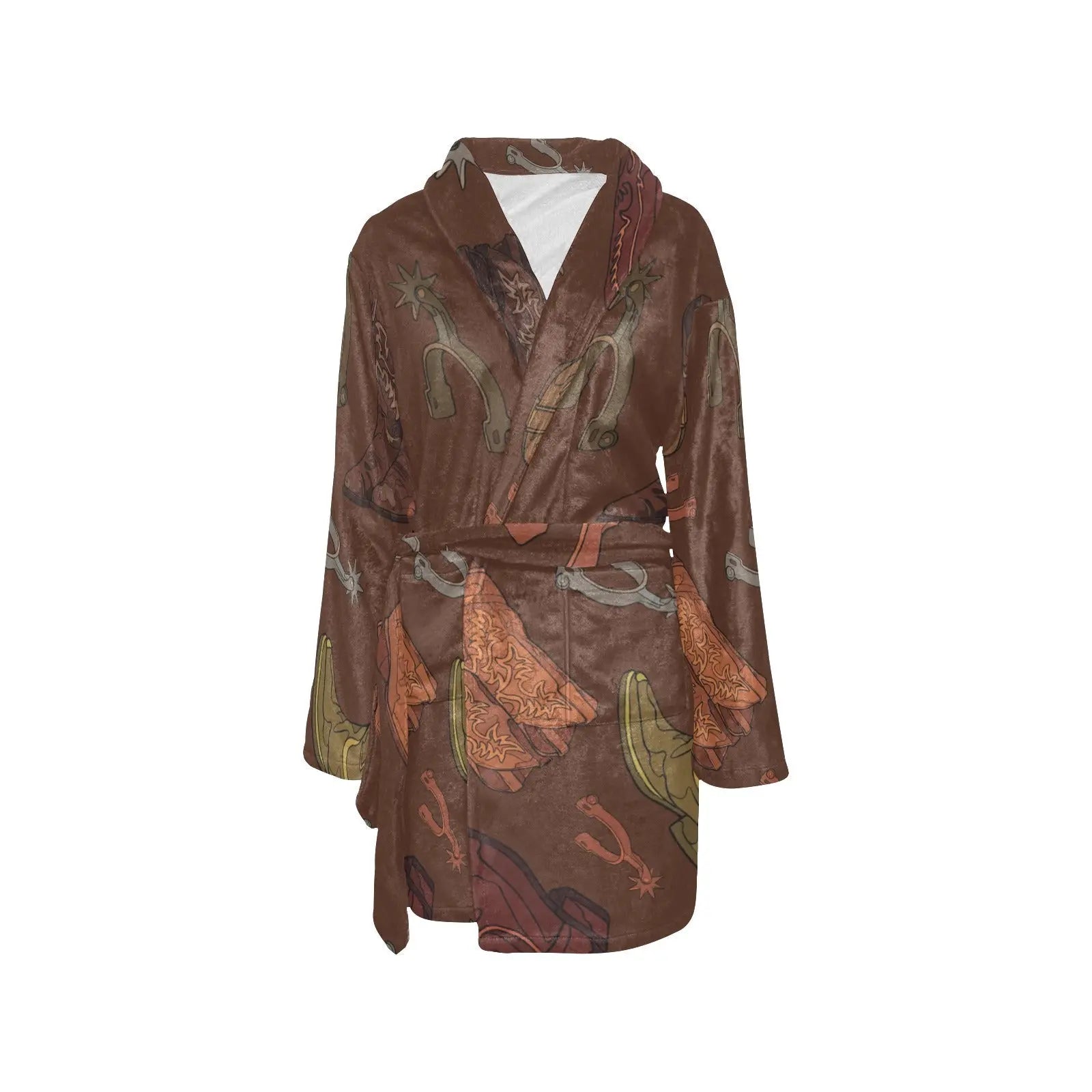 Boots and Spurs Women's Western Bath Robe Baha Ranch Western Wear