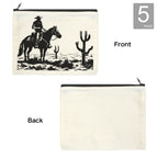 Black White Desert Cosmetic Bag Pack of 5 Made in America Baha Ranch Western Wear