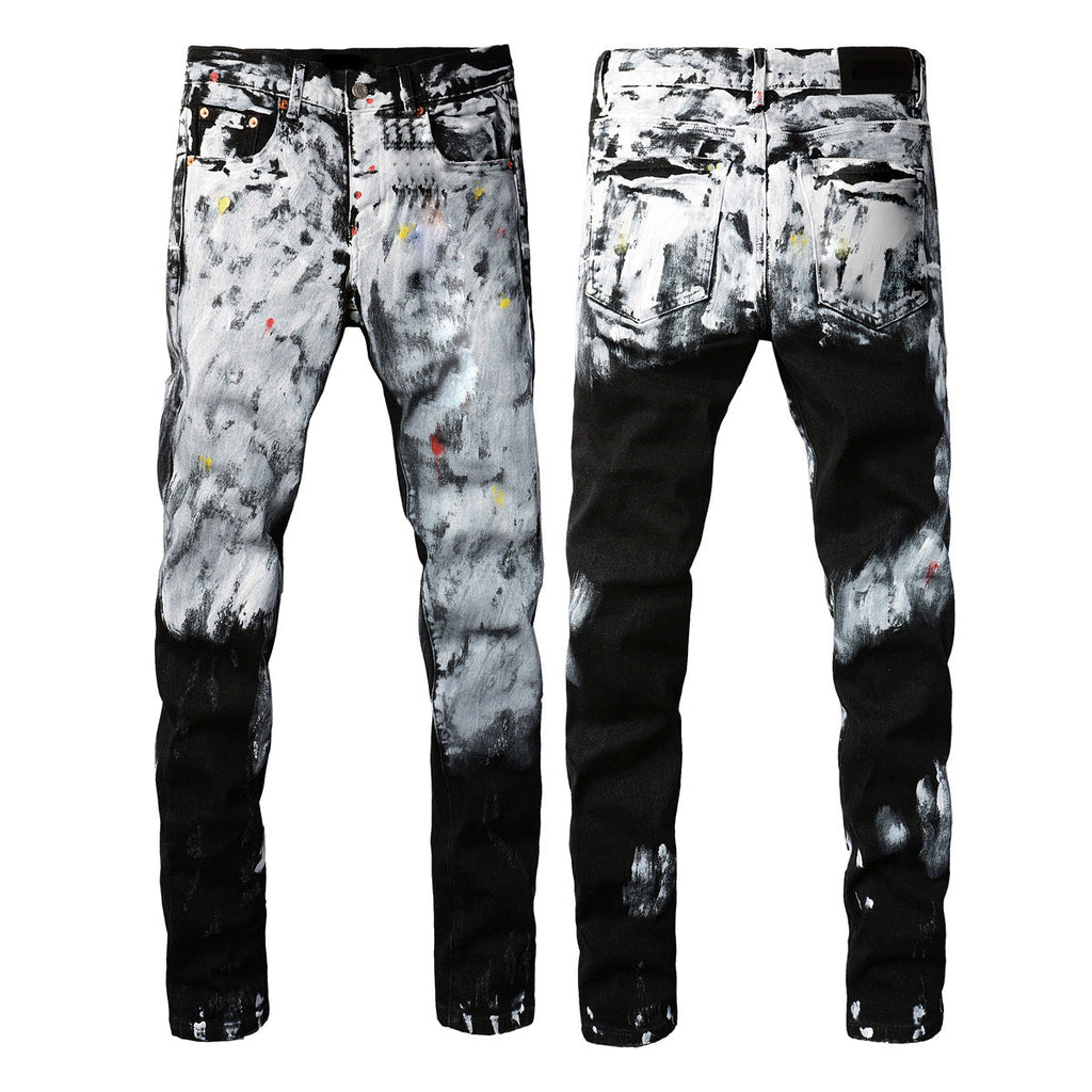 High Street Jeans Black Slim Fit Stretch Skinny Men