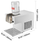 Snowflake Ice Machine, 132LBS/24H Snowflake Ice Maker, Ice-Shaver Machine with Stainless Steel Blade, Electric Snow Cone Maker with 0.48Gal Tank, 90S Fast Pre-Cooling, for Home & Small Gathering