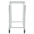 Bun Pan Rack, 10-Tier Commercial Bakery Racks with Brake Wheels, Aluminum Racking Trolley Storage for Half & Full Sheet, Speed Rack For Kitchen Home, Bread Baking Equipment, 26'L x 20.3'W x 39'H