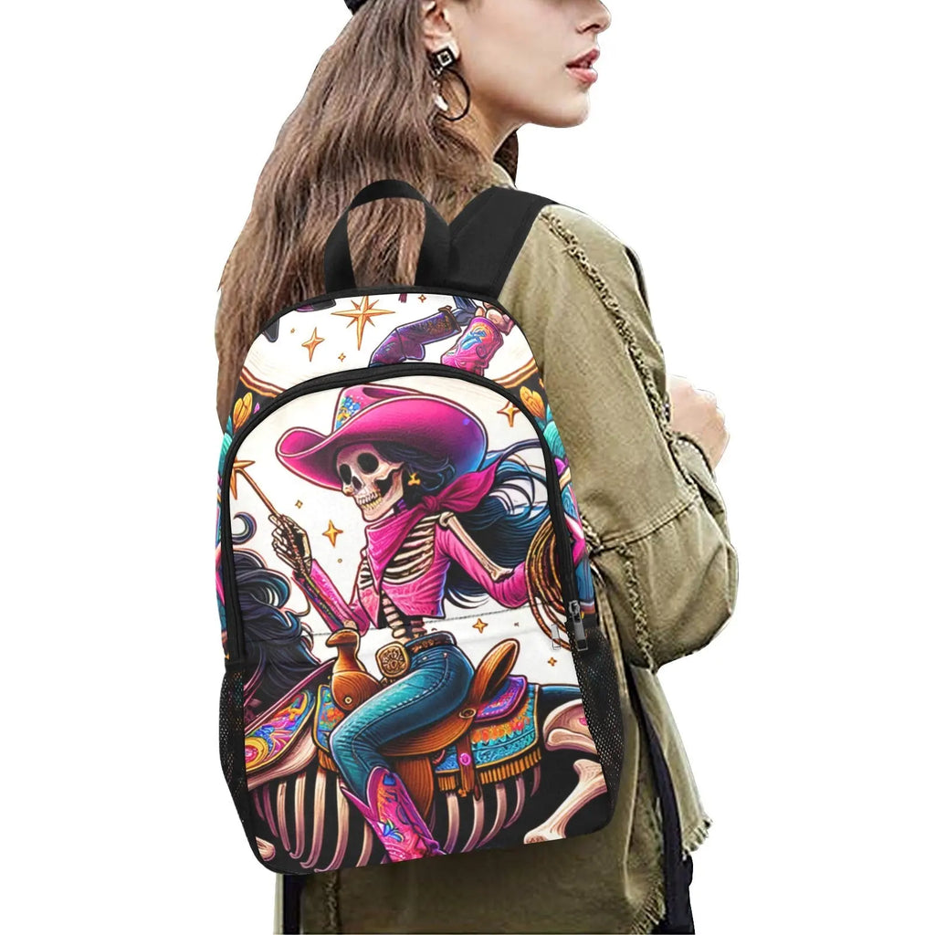 Skeleton Cowgirl Backpack Baha Ranch Western Wear