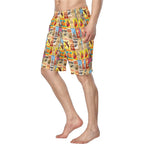 Vintage Rodeo Poster Mens Western Swim Trunks Shorts Baha Ranch Western Wear