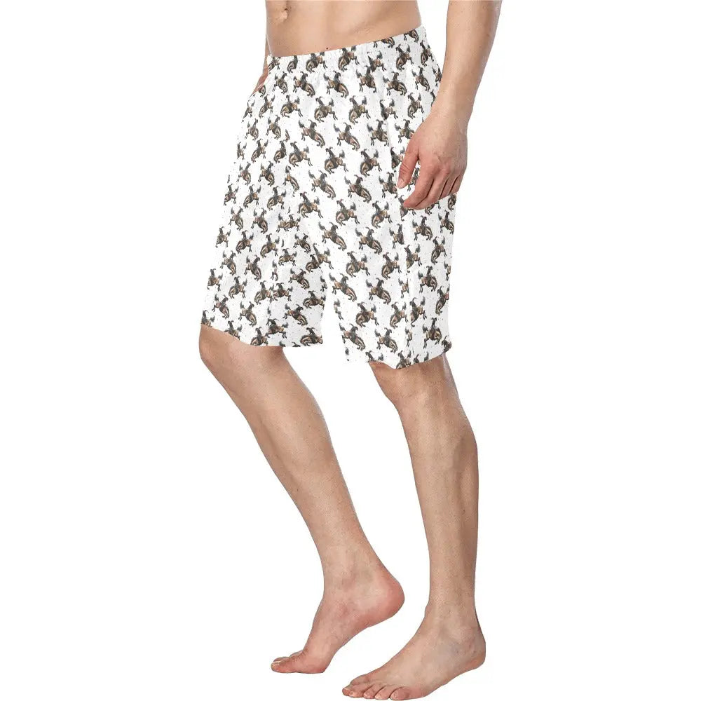 Rodeo Cowboy Men's Western Swim Trunk Board Shorts Baha Ranch Western Wear