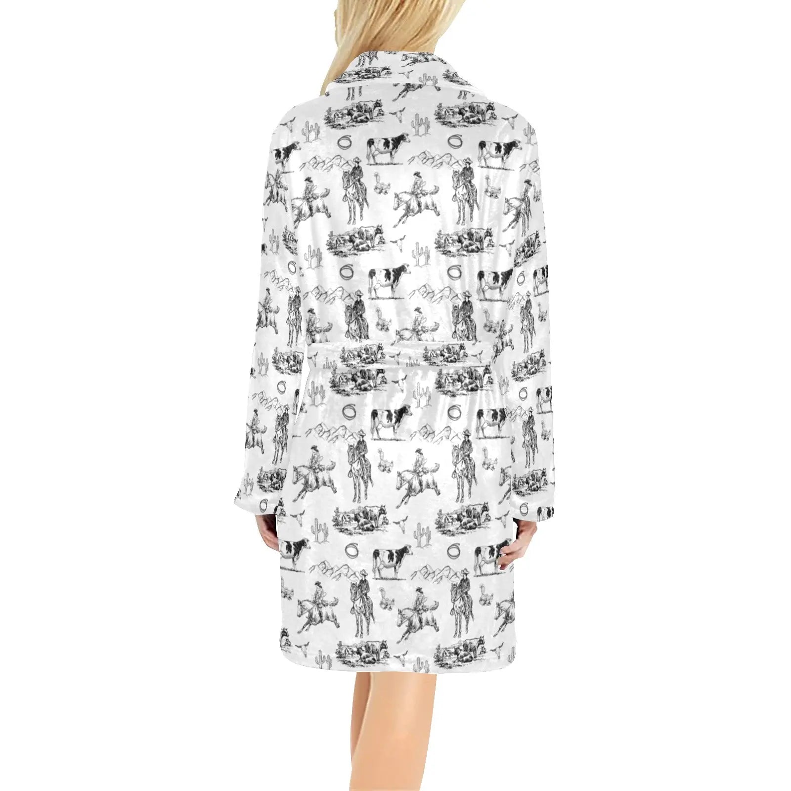 Ranch Life Women's Western Bath Robe Baha Ranch Western Wear