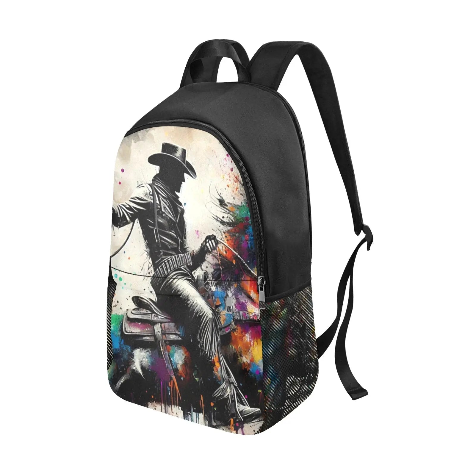 Watercolor Cowboy Backpack Baha Ranch Western Wear