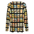 Baha Ranch Cowboy Collage Western Print Long Sleeve Top Baha Ranch Western Wear