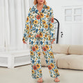 Baha Ranch Colores De Mexico Spring Florals Satin Pajamas Baha Ranch Western Wear