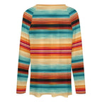 Baha Ranch Long Sleeve Southwestern Serape Top Baha Ranch Western Wear