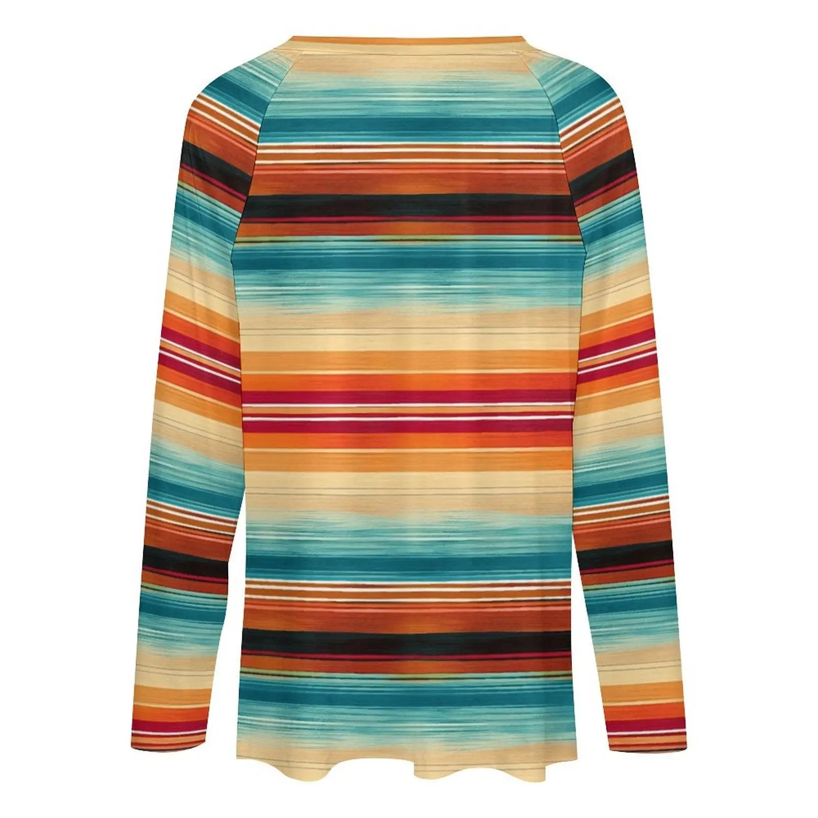 Baha Ranch Long Sleeve Southwestern Serape Top Baha Ranch Western Wear