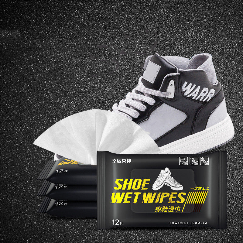 Small White Shoes Wipes To Remove Stains Without Washing