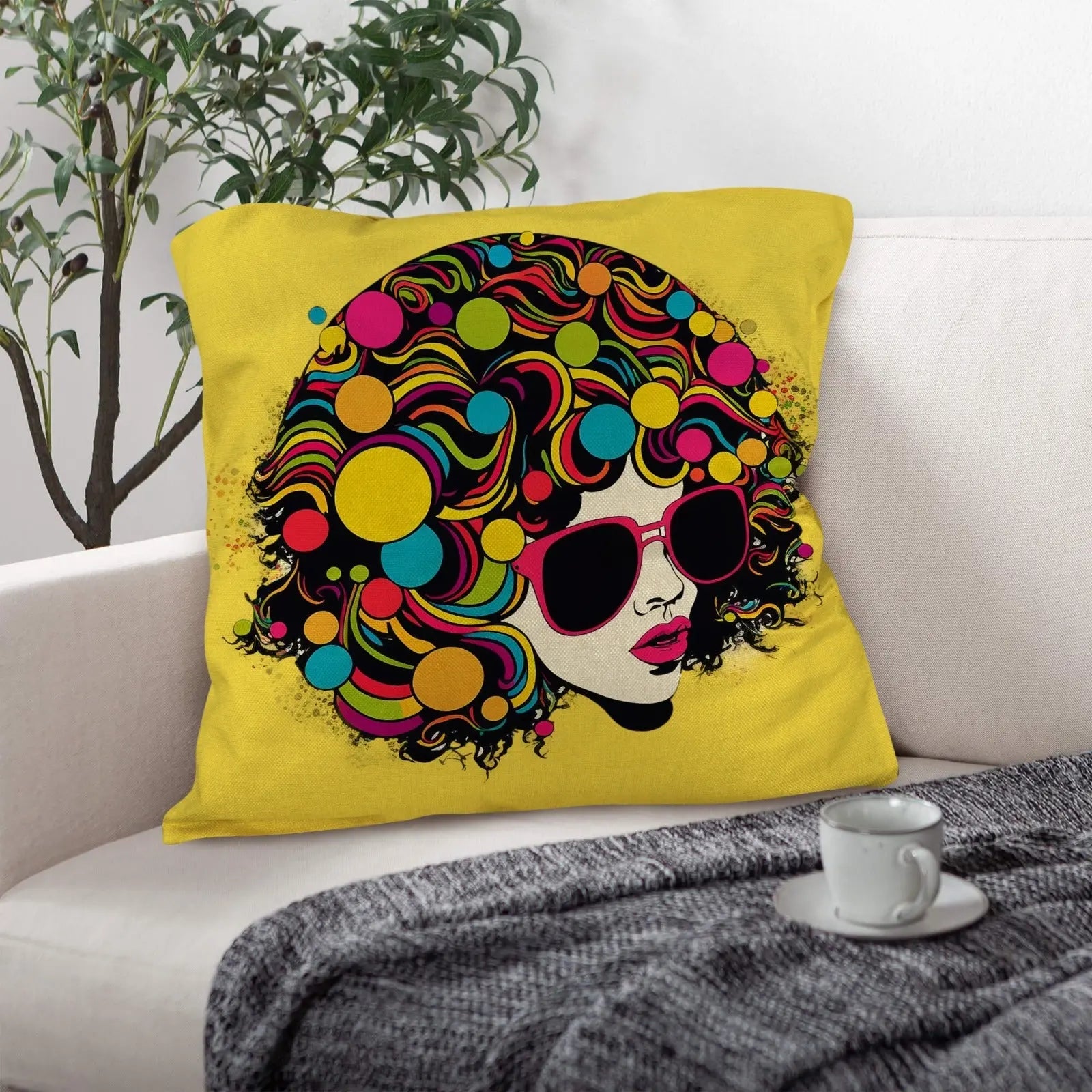Disco Girl 2 Pillow Case Made in America Baha Ranch Western Wear