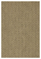 Earth GC_NTL1013 Jute/Mocha 7 ft. 10 in. x 10 ft. 3 in. Indoor/Outdoor Area Rug