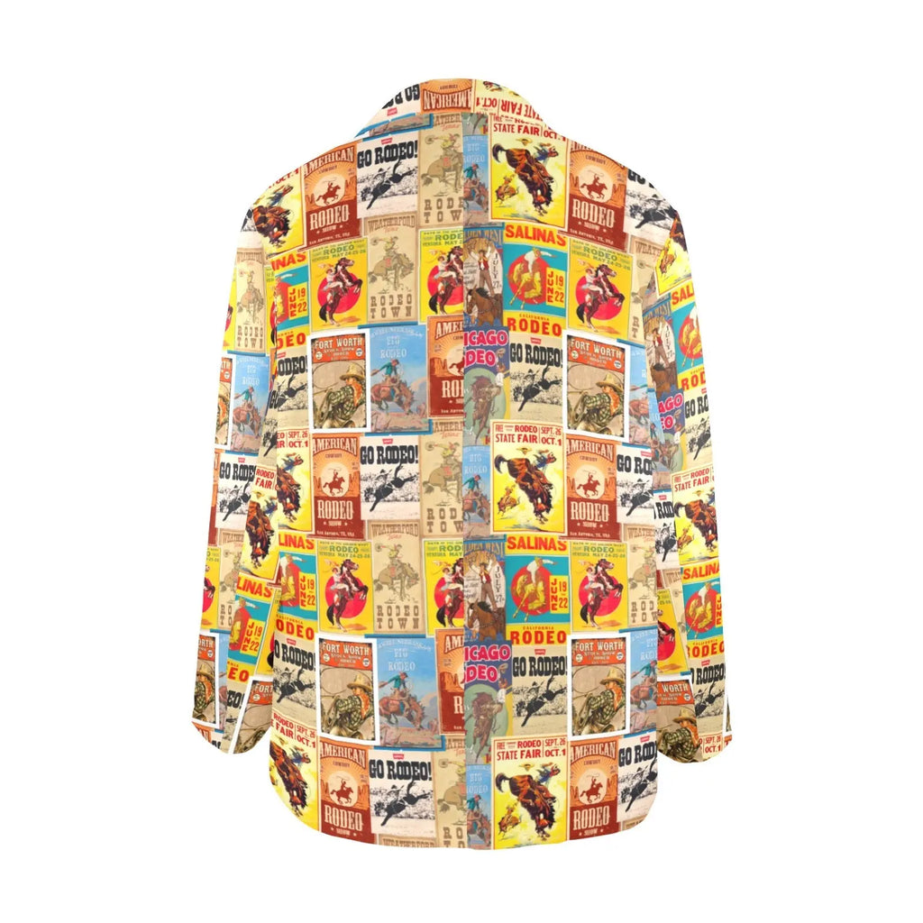 Baha Ranch Women's Vintage Rodeo Poster Blazer Baha Ranch Western Wear